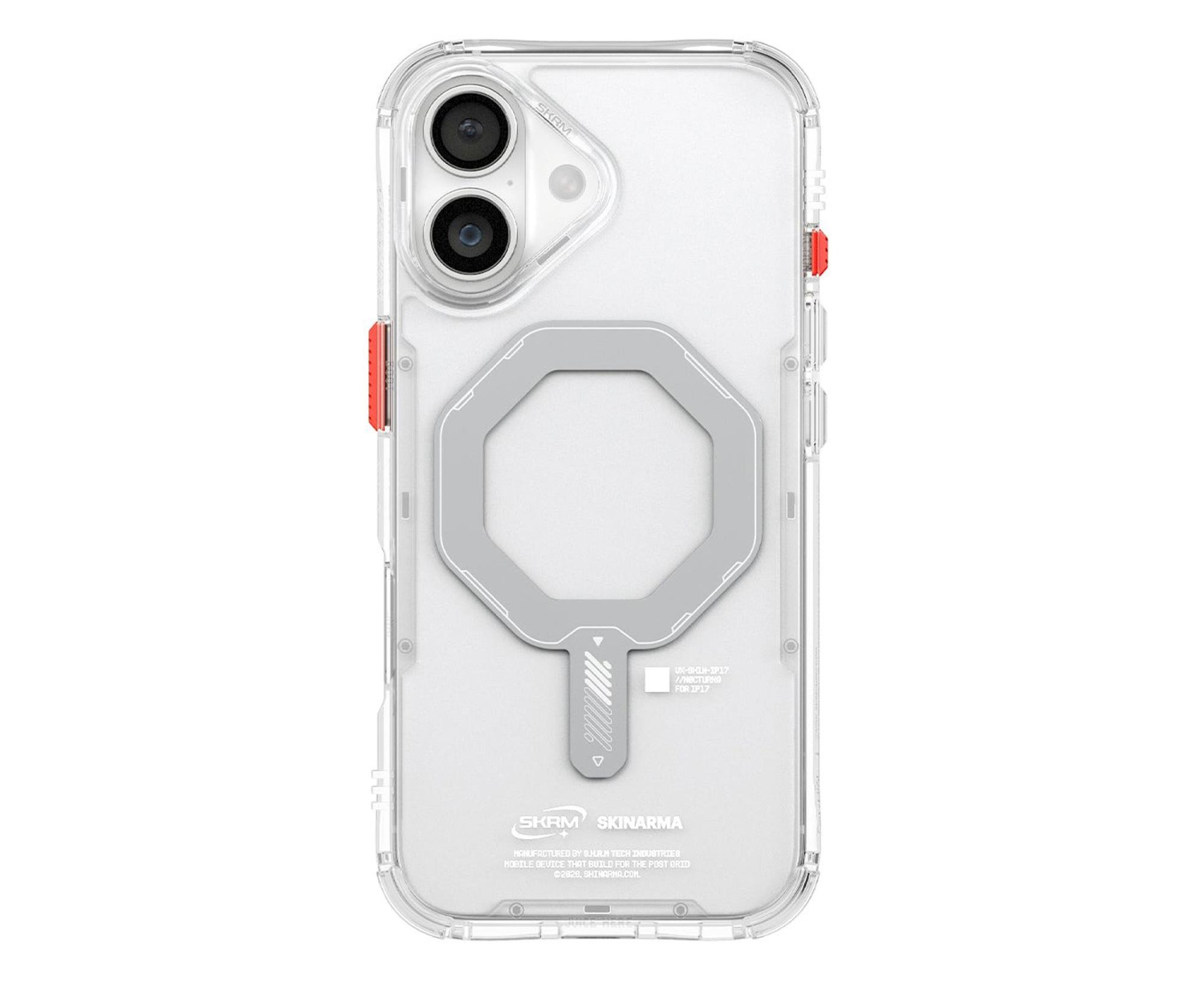 Skinarma Saido Mag-charge do iPhone 17 clear