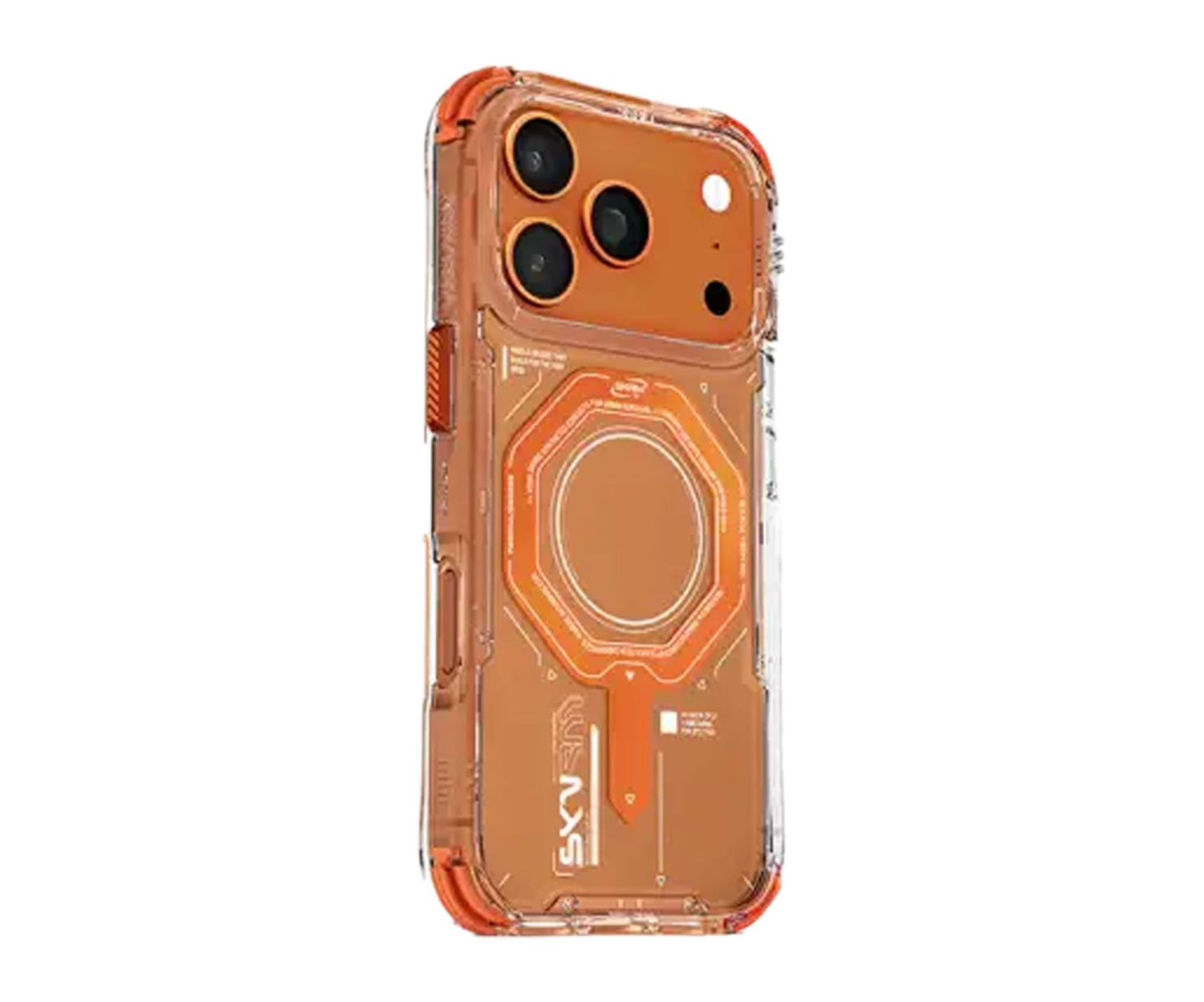 Skinarma Saido Mag-charge do iPhone 17 Pro Pro Max pomarańczowe