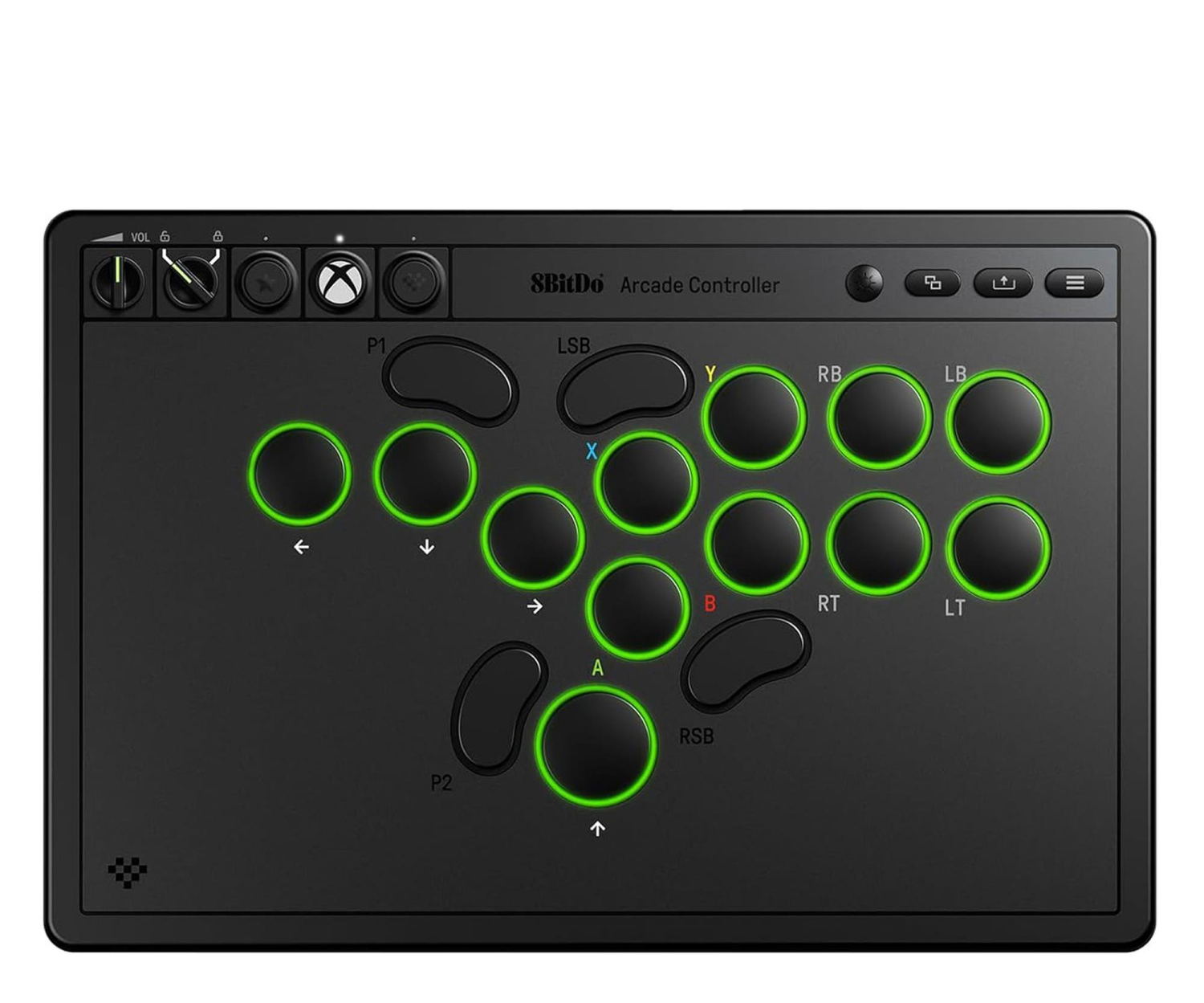8BitDo Arcade Controller Xbox/PC Black