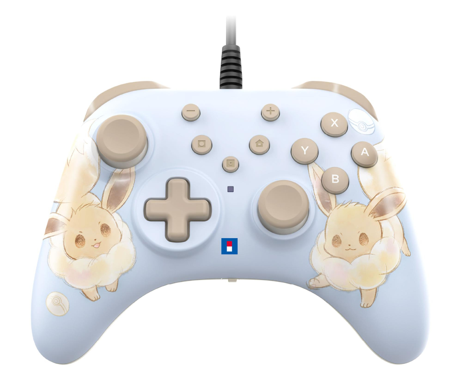 Hori HORIPAD Turbo Eevee Cottage Core do Nintendo Switch 2 Przewodowy
