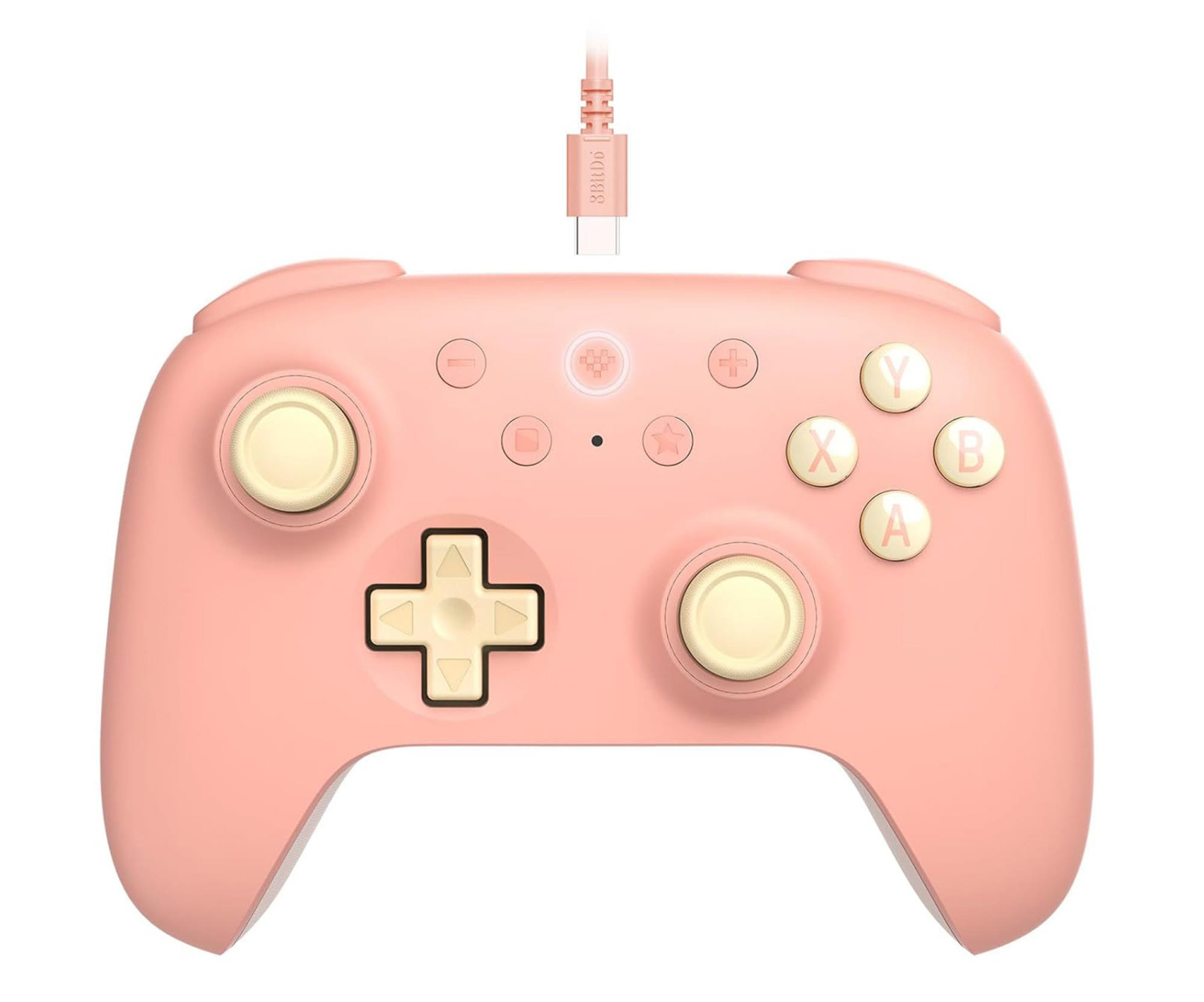 8BitDo Ultimate 2C Wired Pad Peach