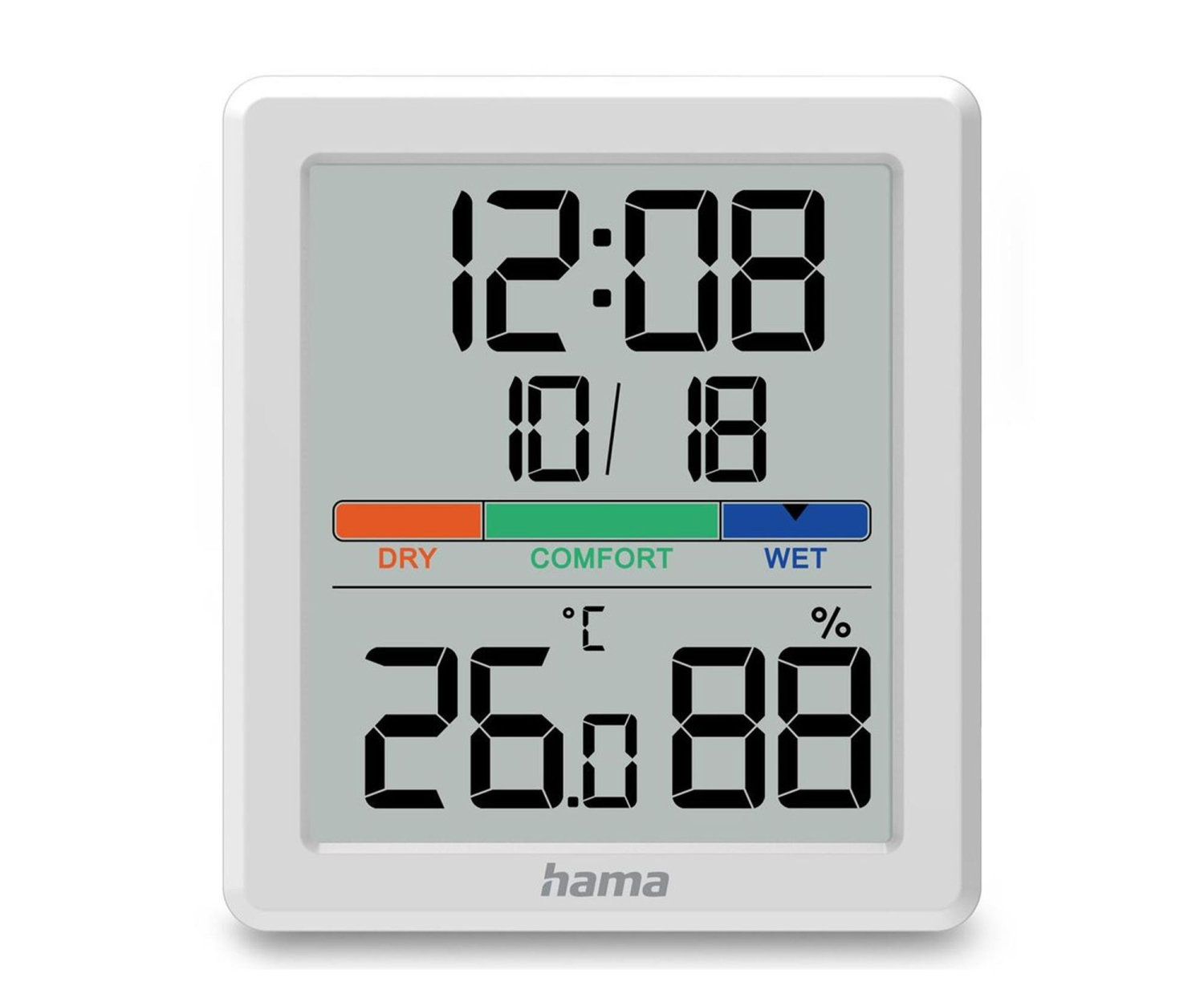 Hama TERMOMETR HIGROMETR PAROS BIAŁY