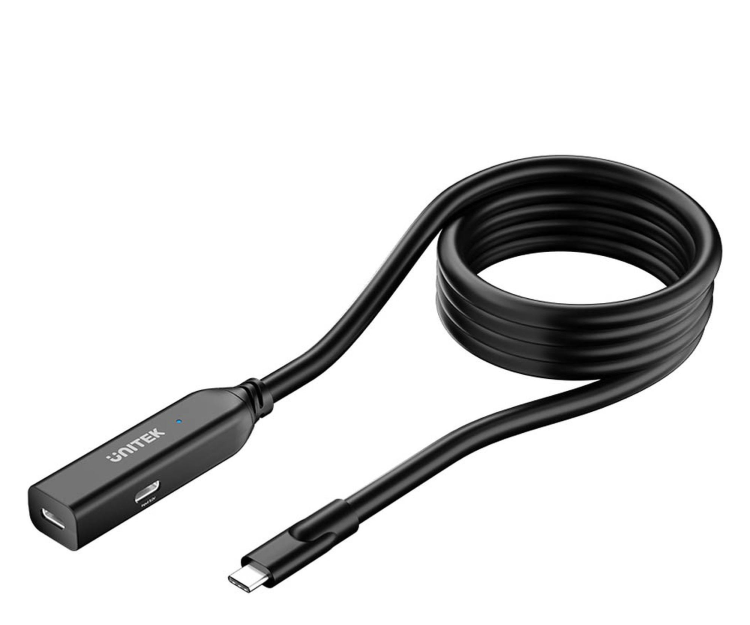 UNITEK KABEL PRZEDŁUŻACZ USB-C 10GBPS, 5M, CZARNY