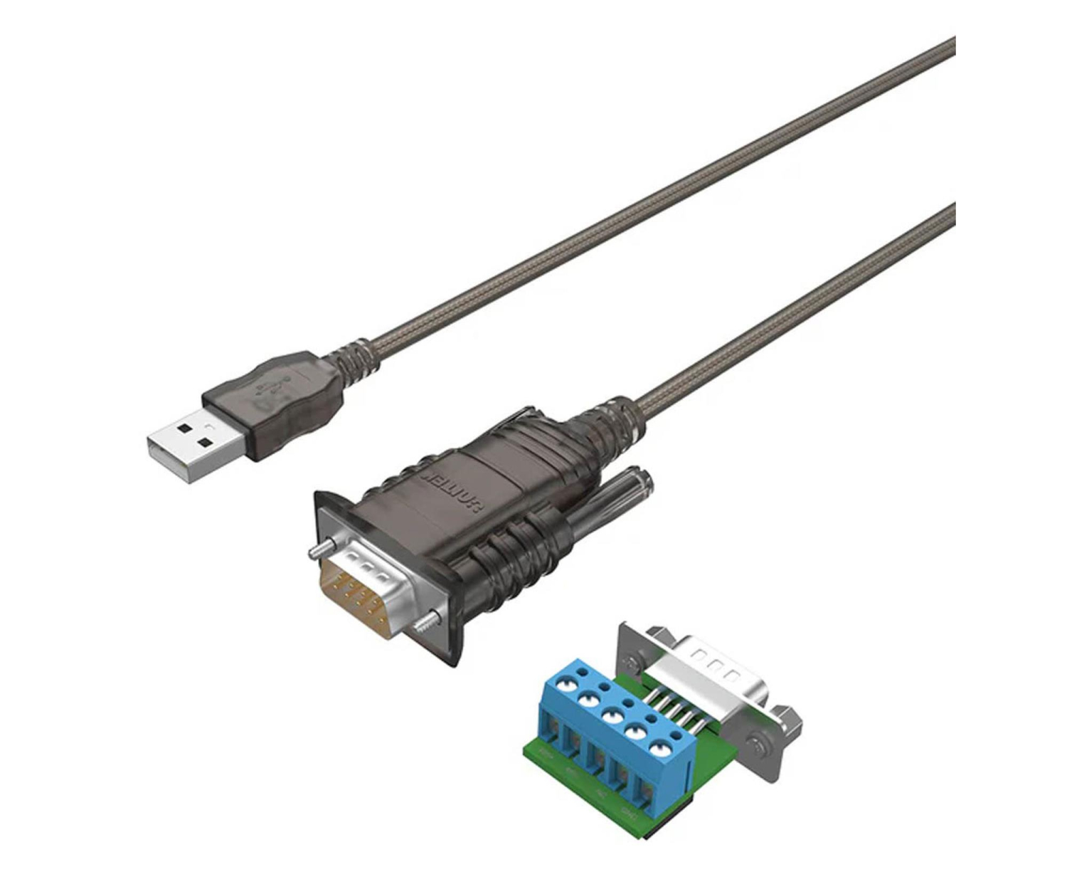 Unitek Adapter USB 2.0 do RS422/RS485 (DB9M) z chipsetem FTDI, 1,5m