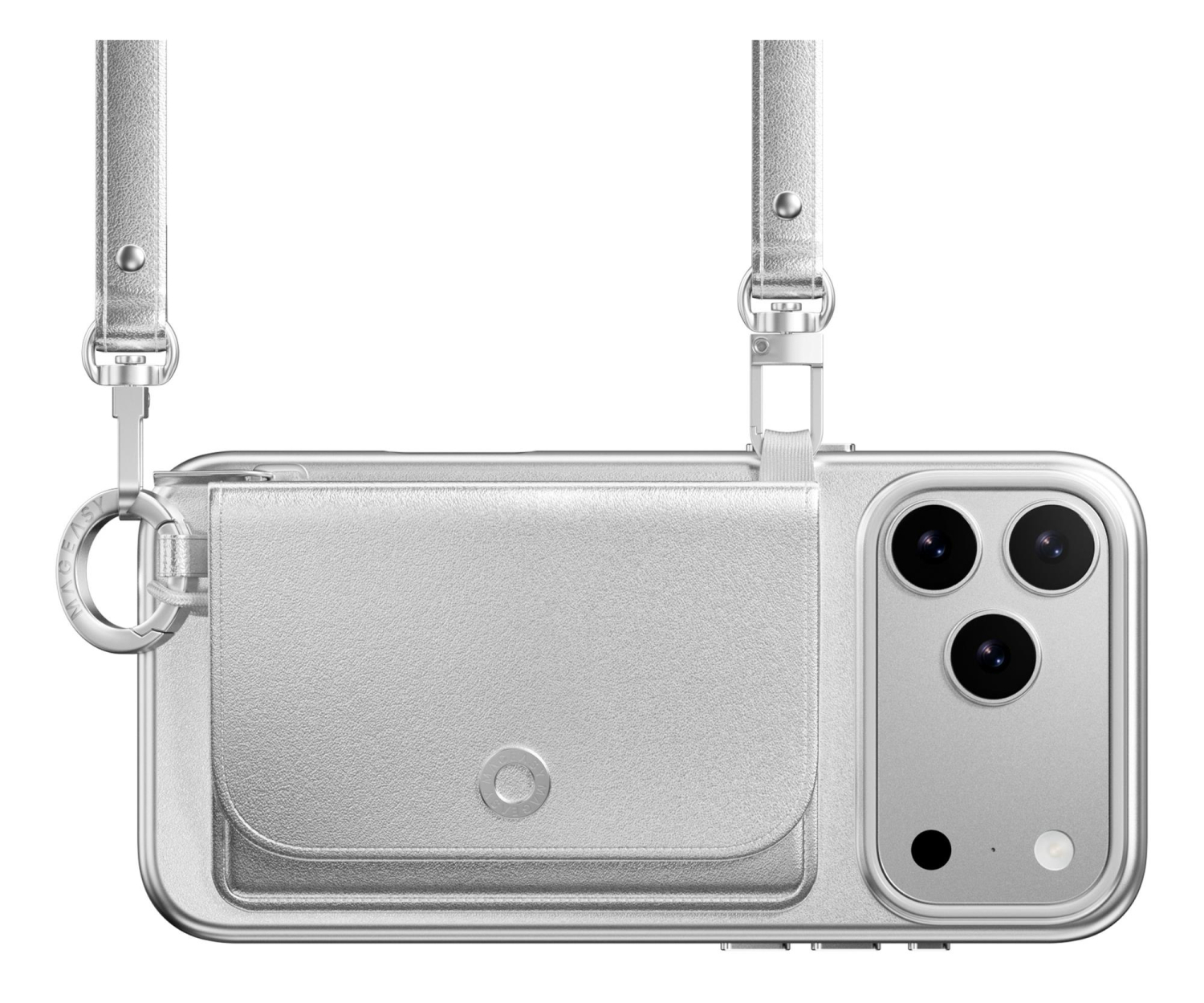 MAGEASY Pouch M do iPhone 17 Pro Max (Silver/Silver )
