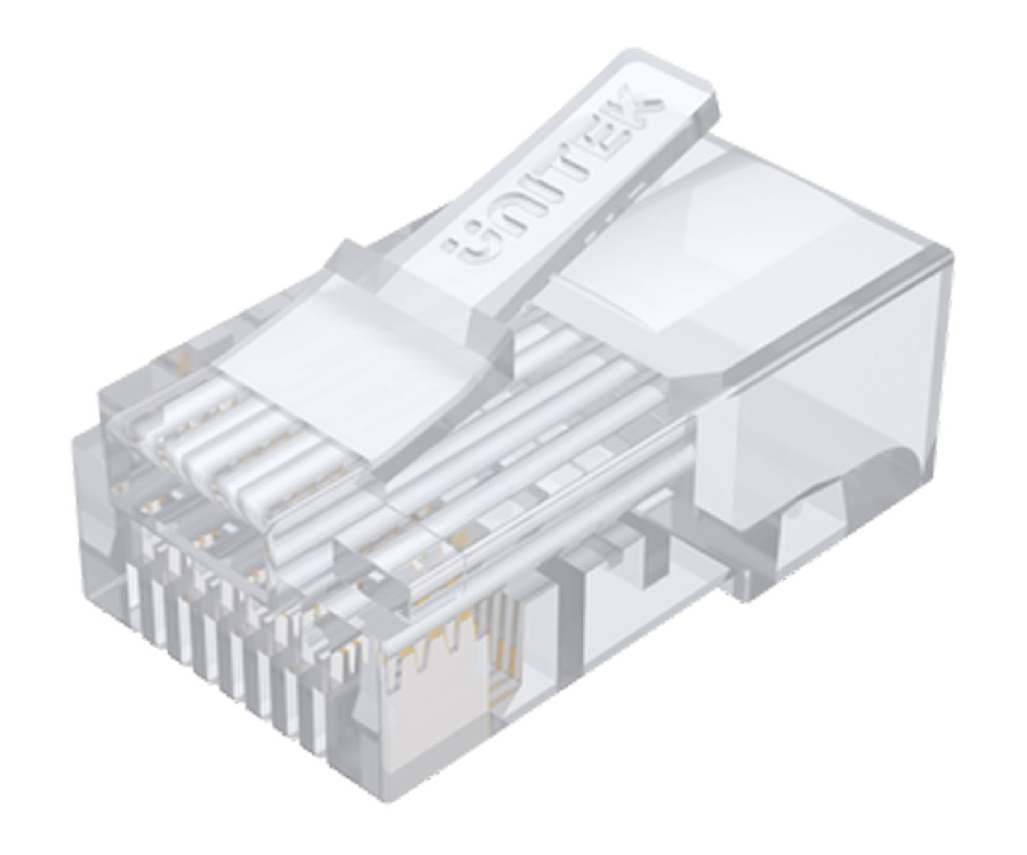Unitek Wtyk modularny Pass-Through RJ45 Cat. 6 100 szt.