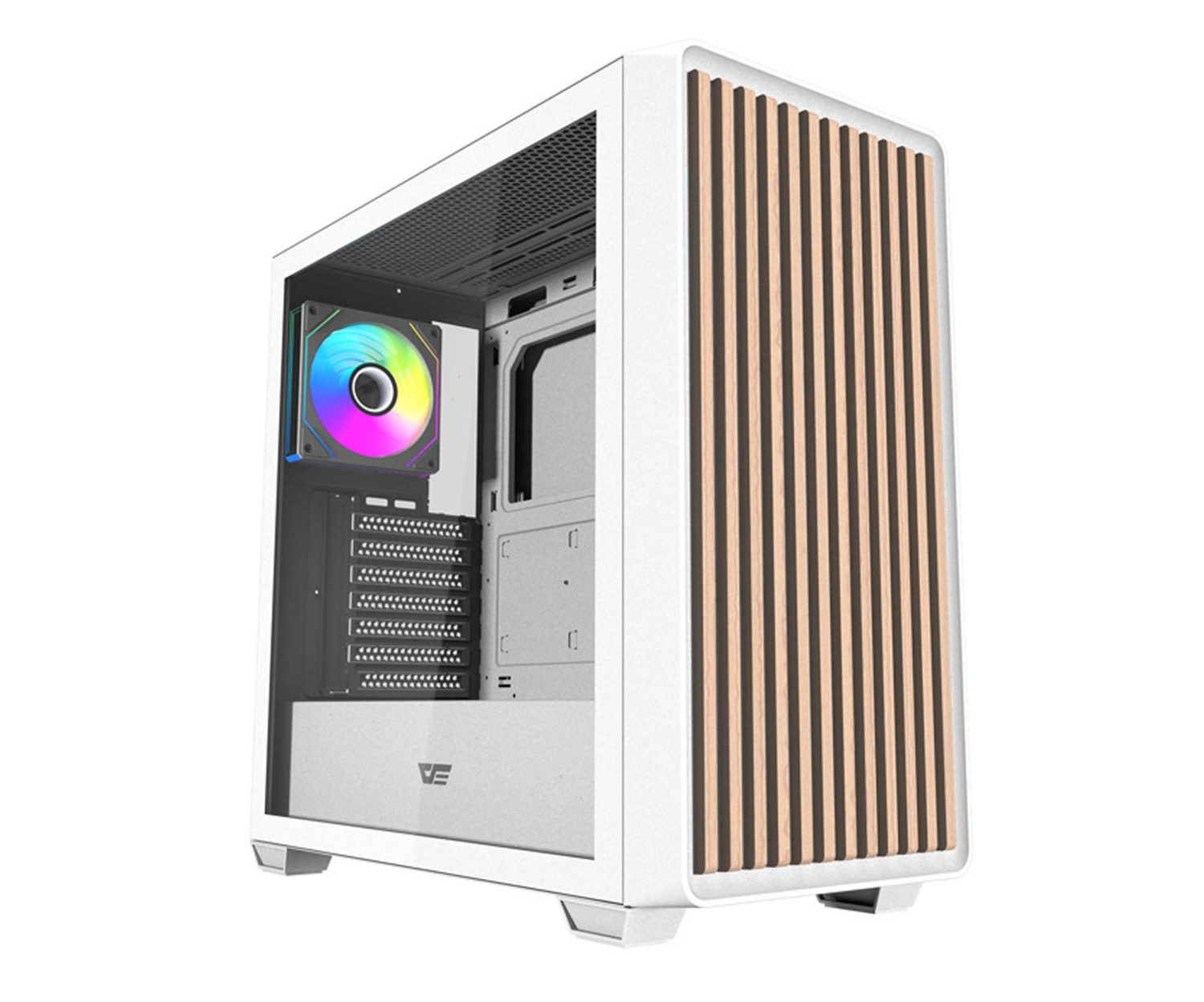 DarkFlash DS900WD ATX + 4 fans White