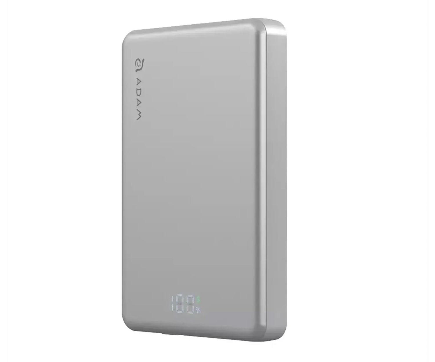 Adam Elements Slim 10 000 mAh 60W MagSafe USB-C do USB-C srebrny