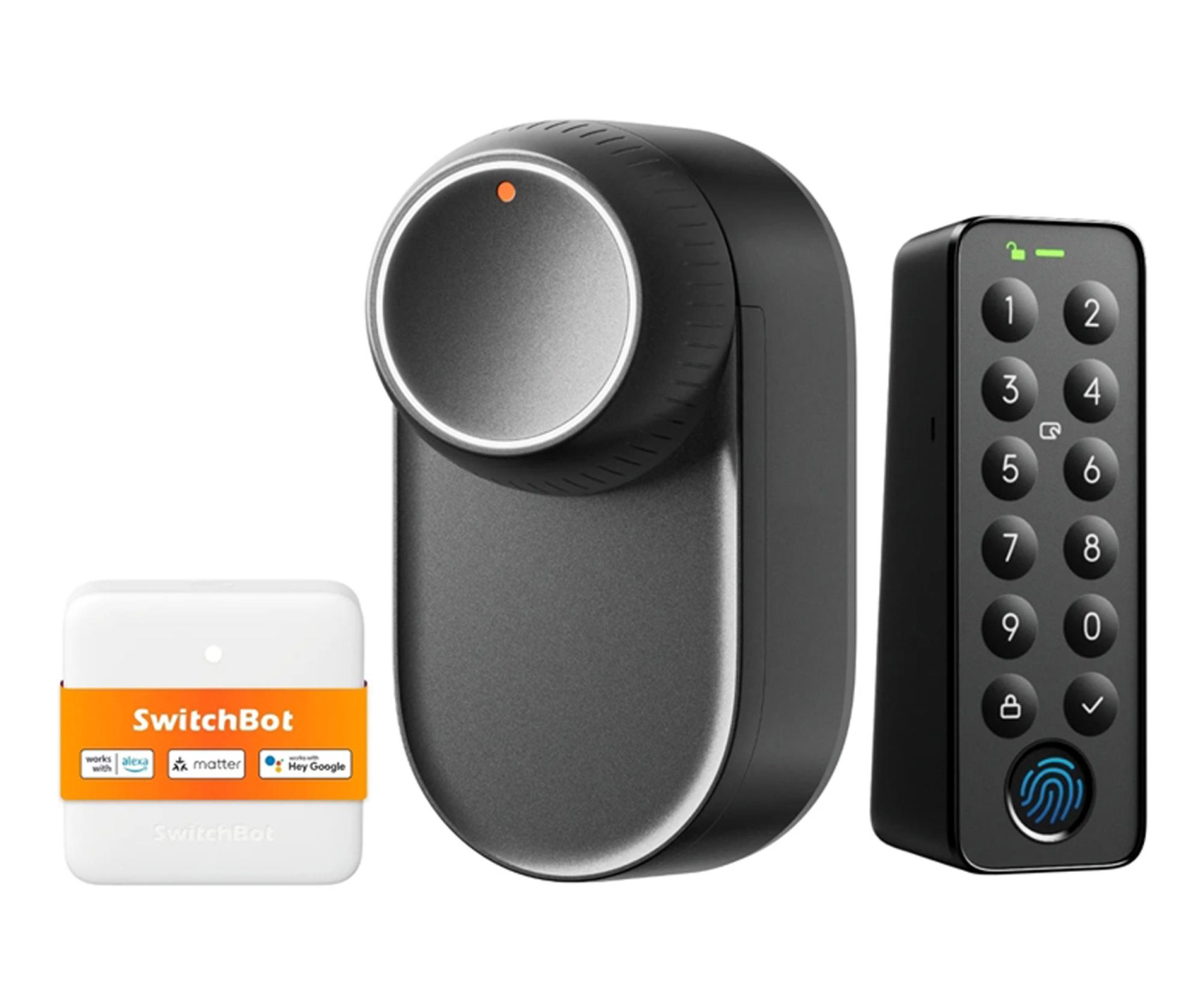 SwitchBot Inteligentny zamek Ultra 3w1 z centralką Hub Mini Matter i k