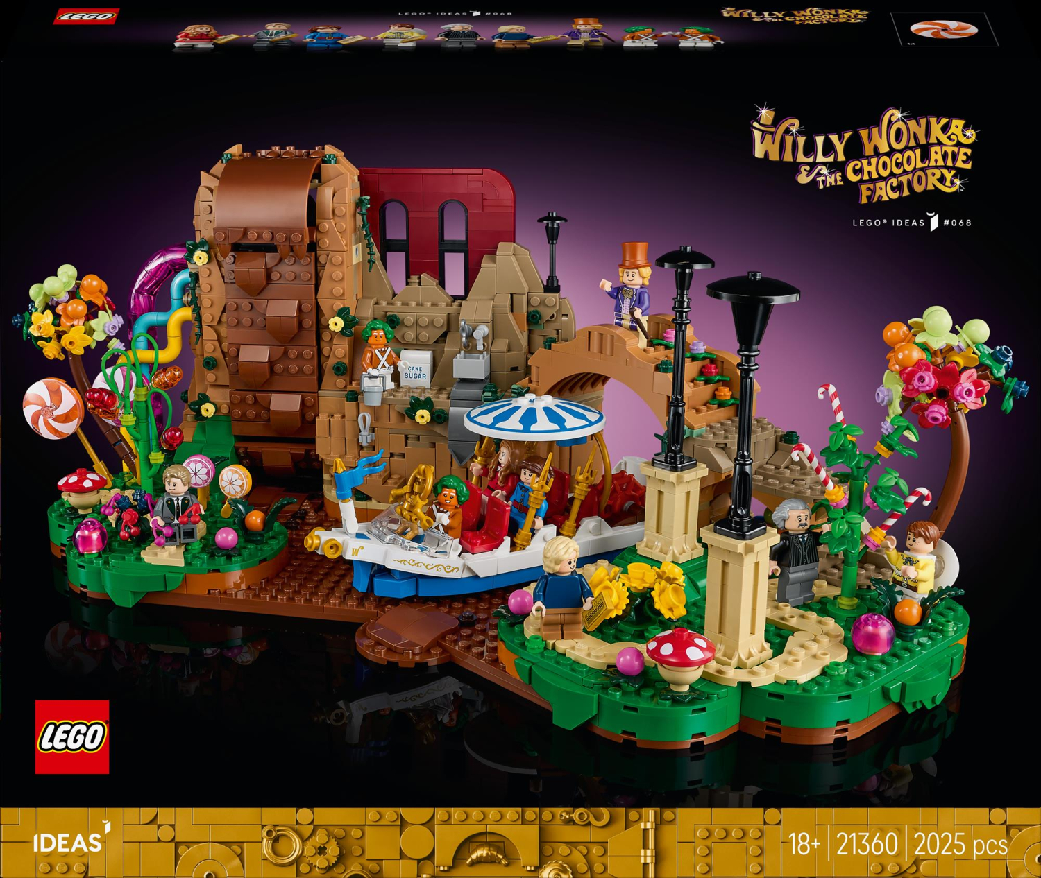 LEGO Ideas 21360 Willy Wonka i fabryka czekolady - odbiór za 0 zł we wszystkich salonach x-kom i Neonet