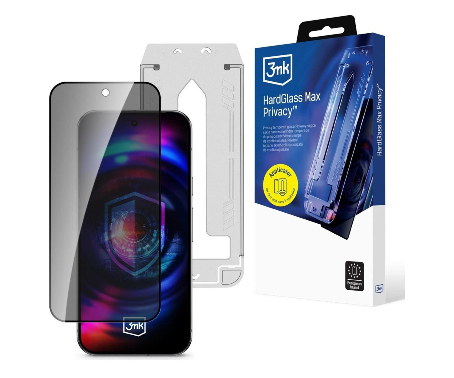 3mk Hardglass Max Privacy do Apple iPhone 15 Pro Max (z aplikato