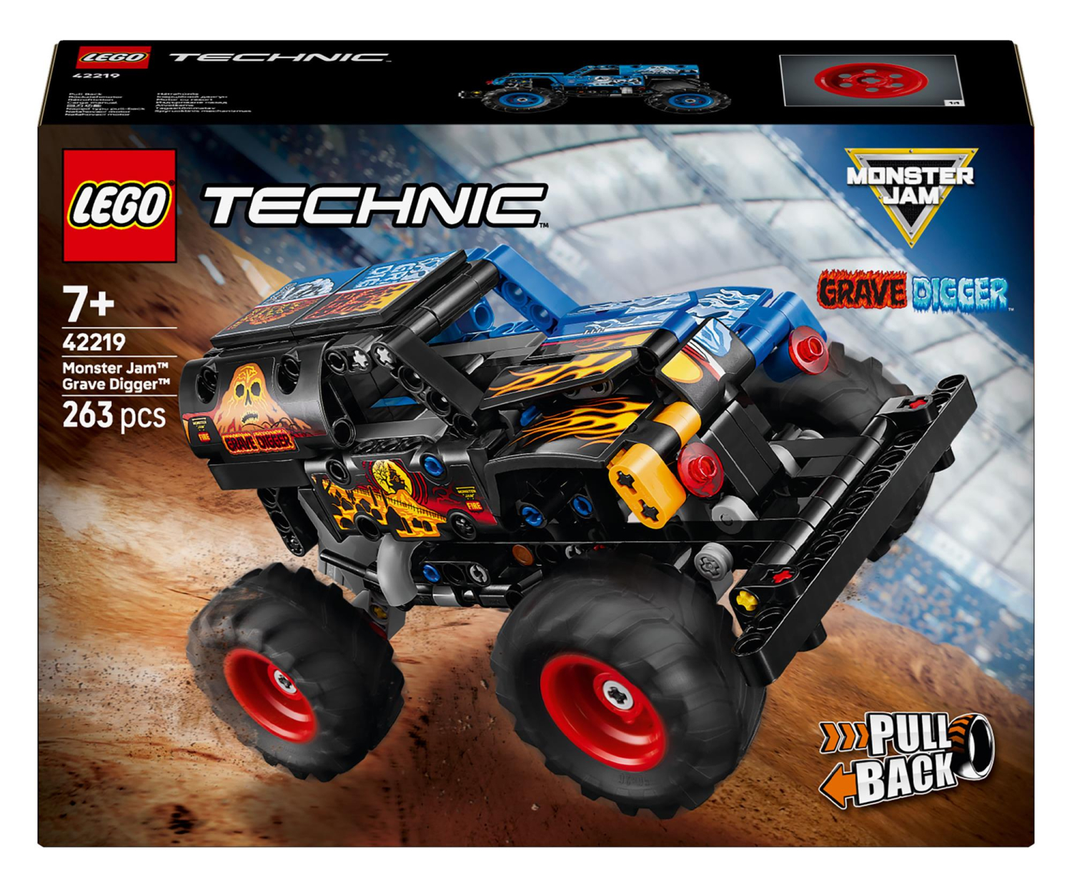 LEGO Technic 42219 Monster Jam Grave Digger Ogień i lód - odbiór za 0 zł we wszystkich salonach x-kom i Neonet