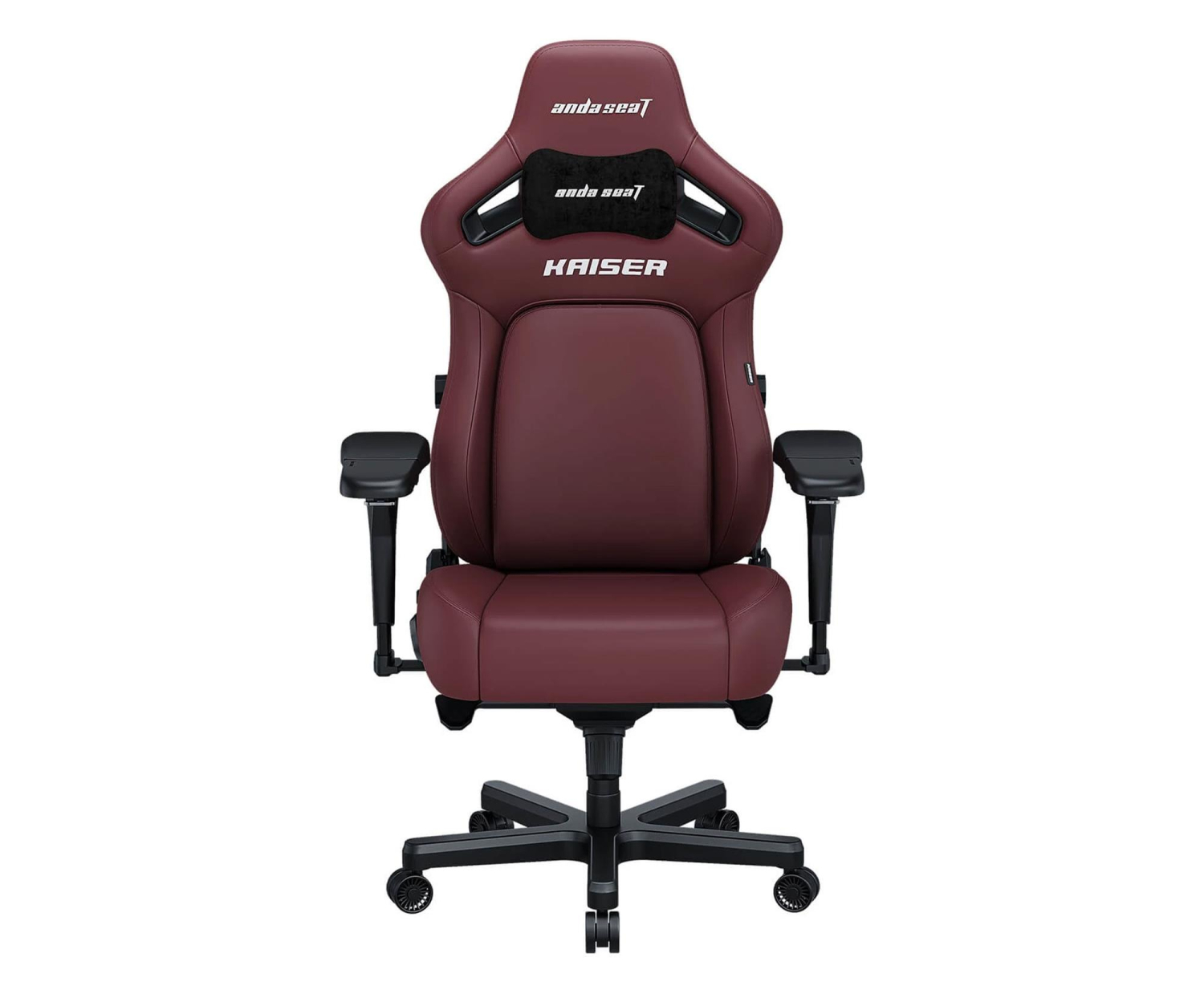 Anda Seat Kaiser 4 XL Gamingowy do 200kg Skóra Eco Bordowy