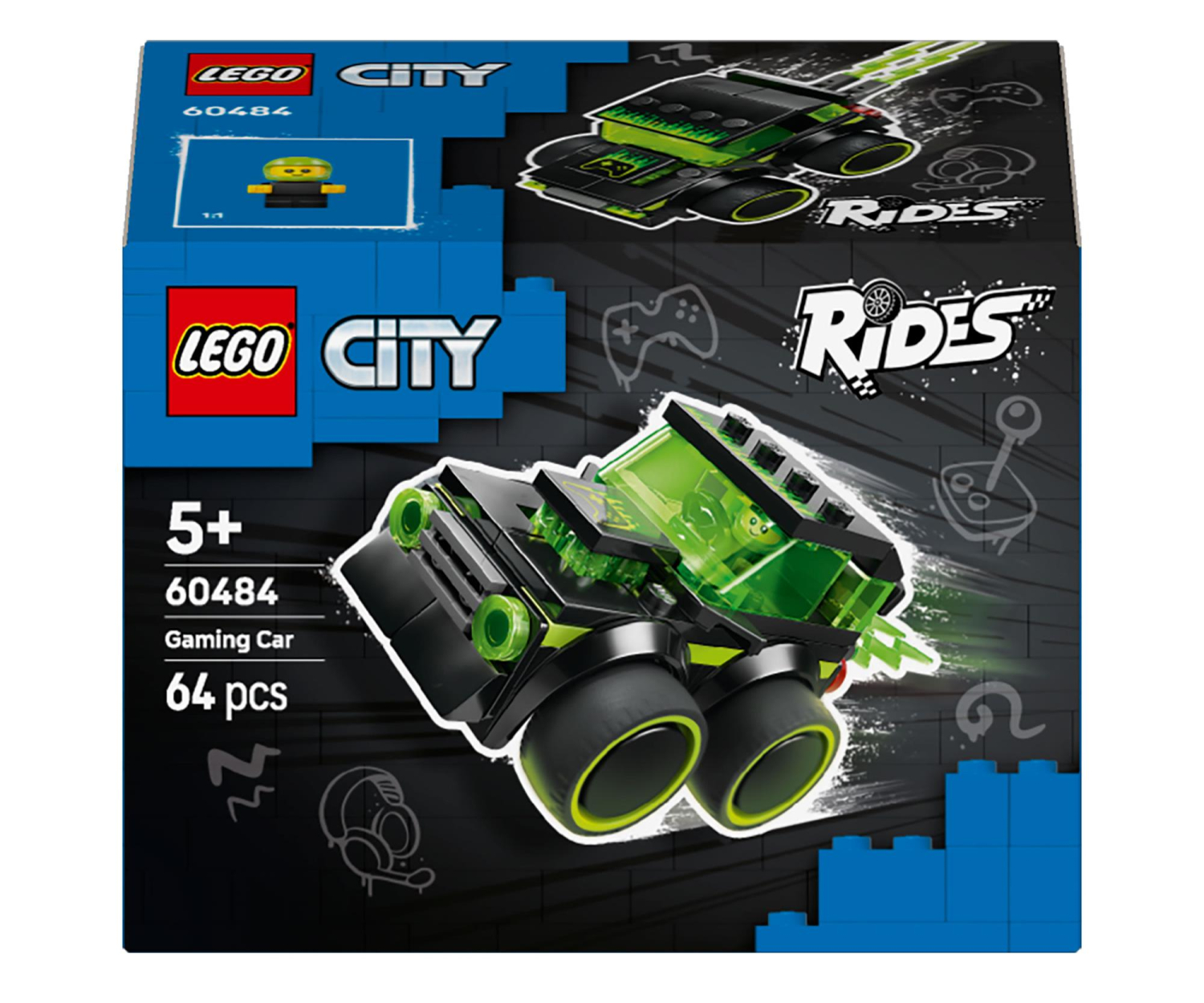 LEGO City 60484 - Pojazdy - Gamingowa wyścigówka