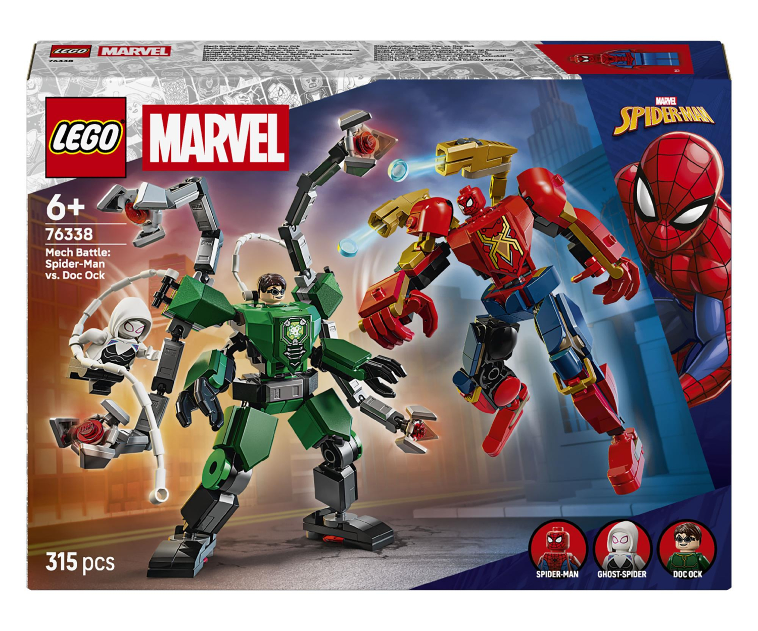 LEGO Marvel 76338 Bitwa mechów: Spider-Man kontra Doc Ock - odbiór za 0 zł we wszystkich salonach x-kom i Neonet