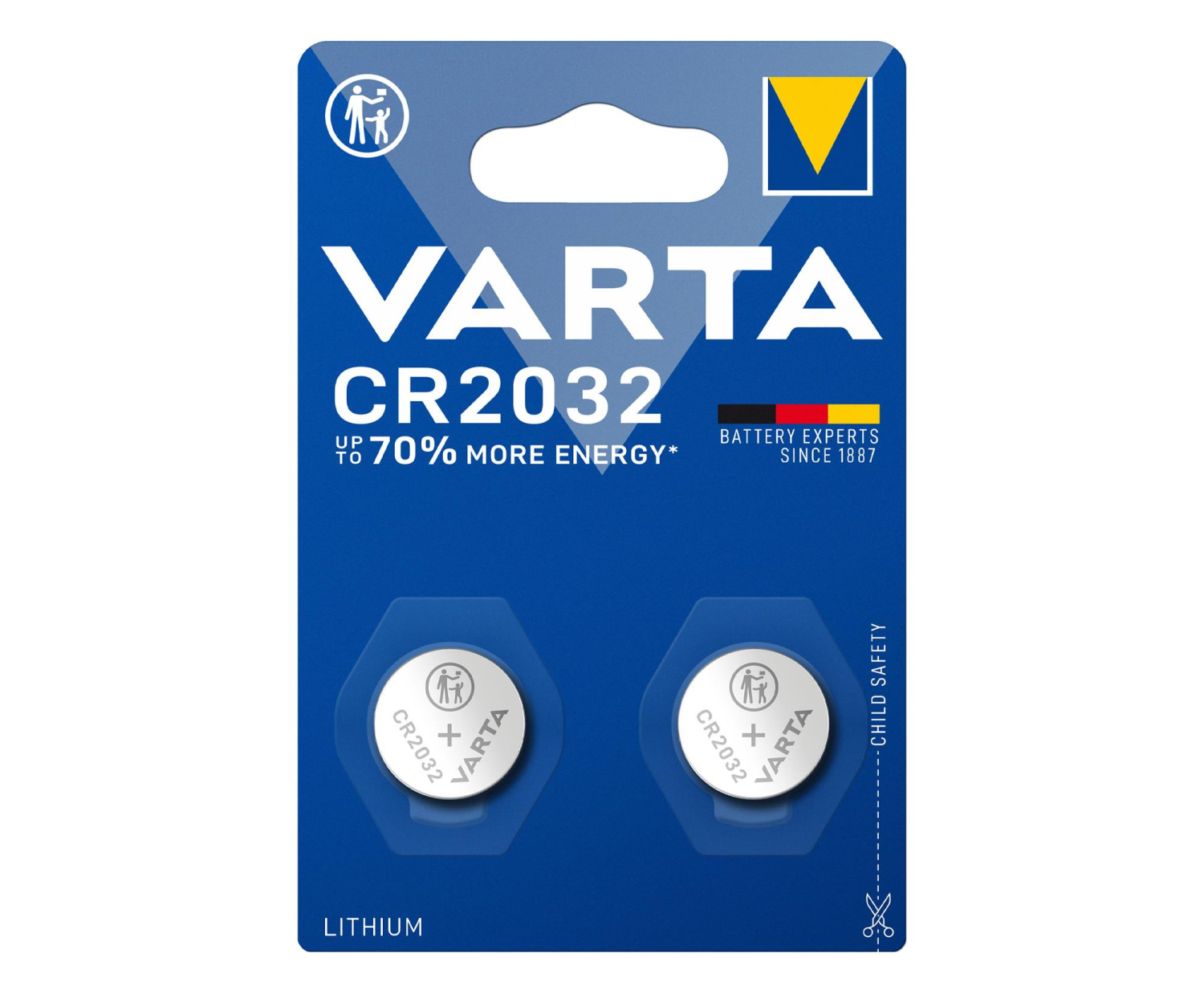 Varta Litowe Baterie Pastylkowe CR2032 (2 szt.)