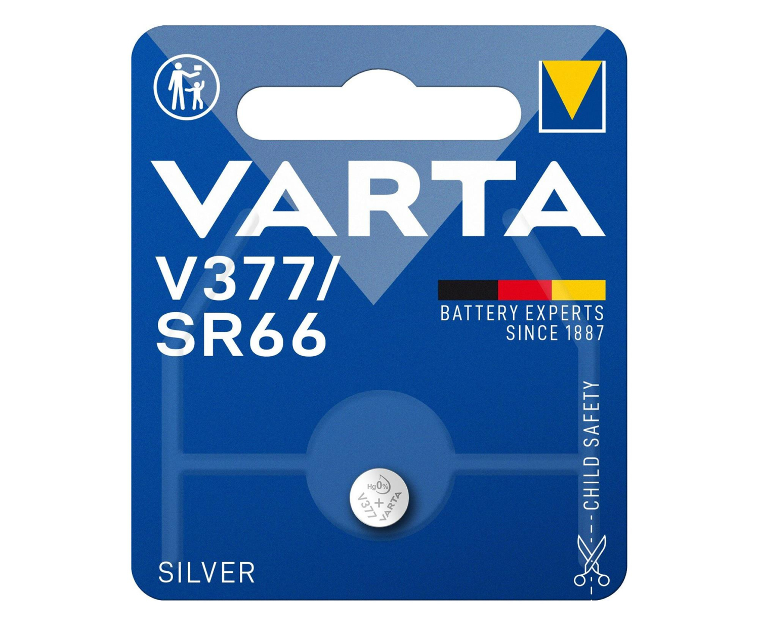 Varta Srebrowe Baterie Pastylkowe V377 (1 szt.)