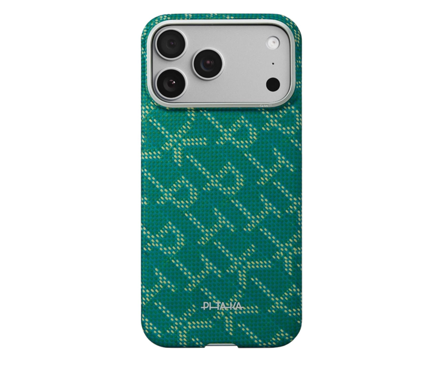 PITAKA Ultra-Slim Case Monogram-Gold/Green iPhone 17 Pro