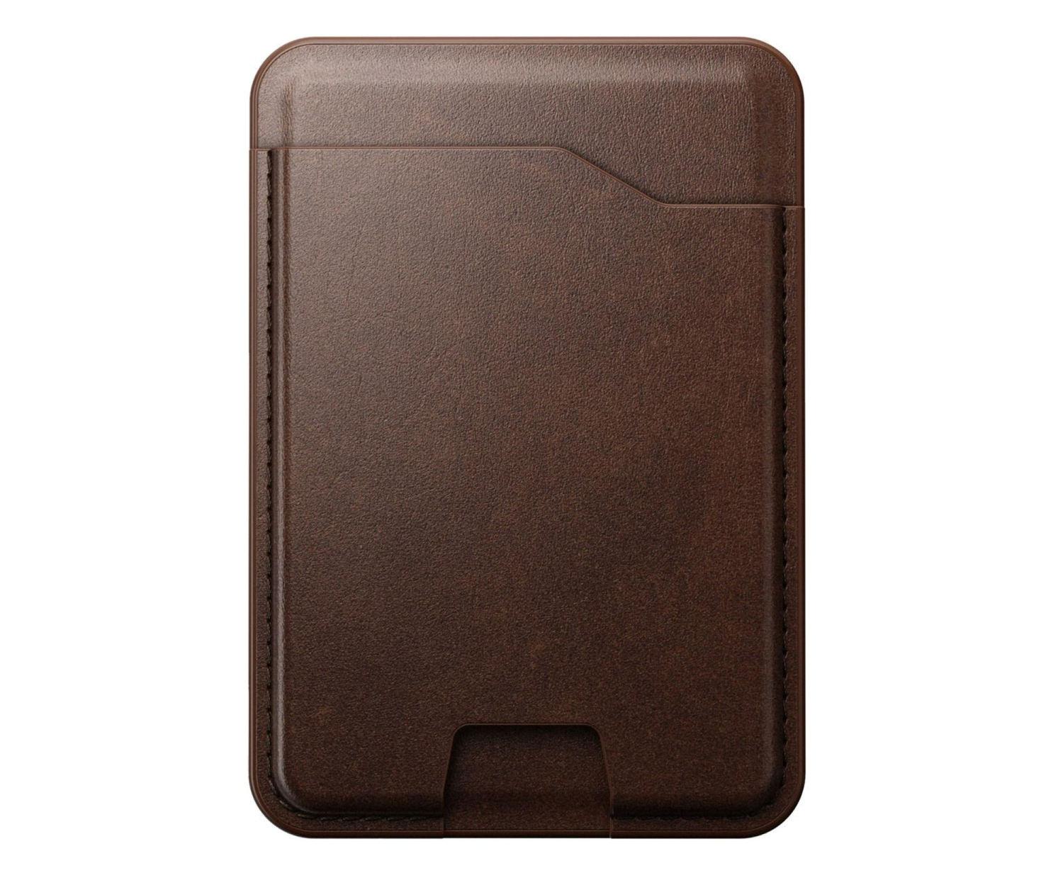 Nomad Leather Mag Wallet with Find My Tracking brown