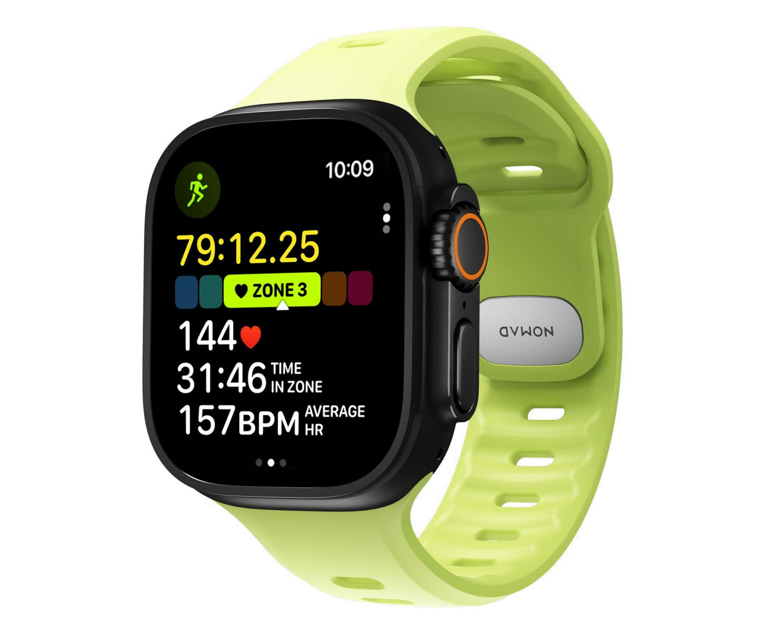 Nomad Tempo Band Apple Watch 49mm / Ultra lime