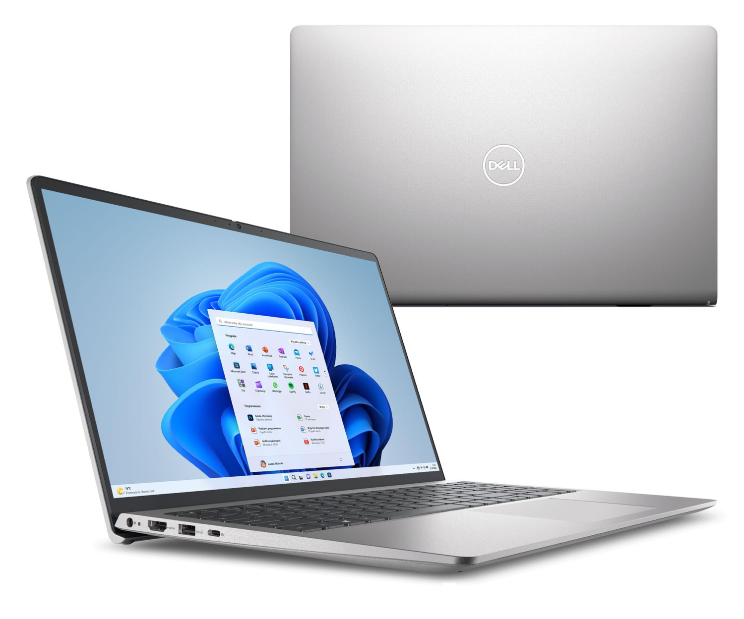 Dell 15 i7-1355U/16GB/512/Win11 120Hz Srebrny