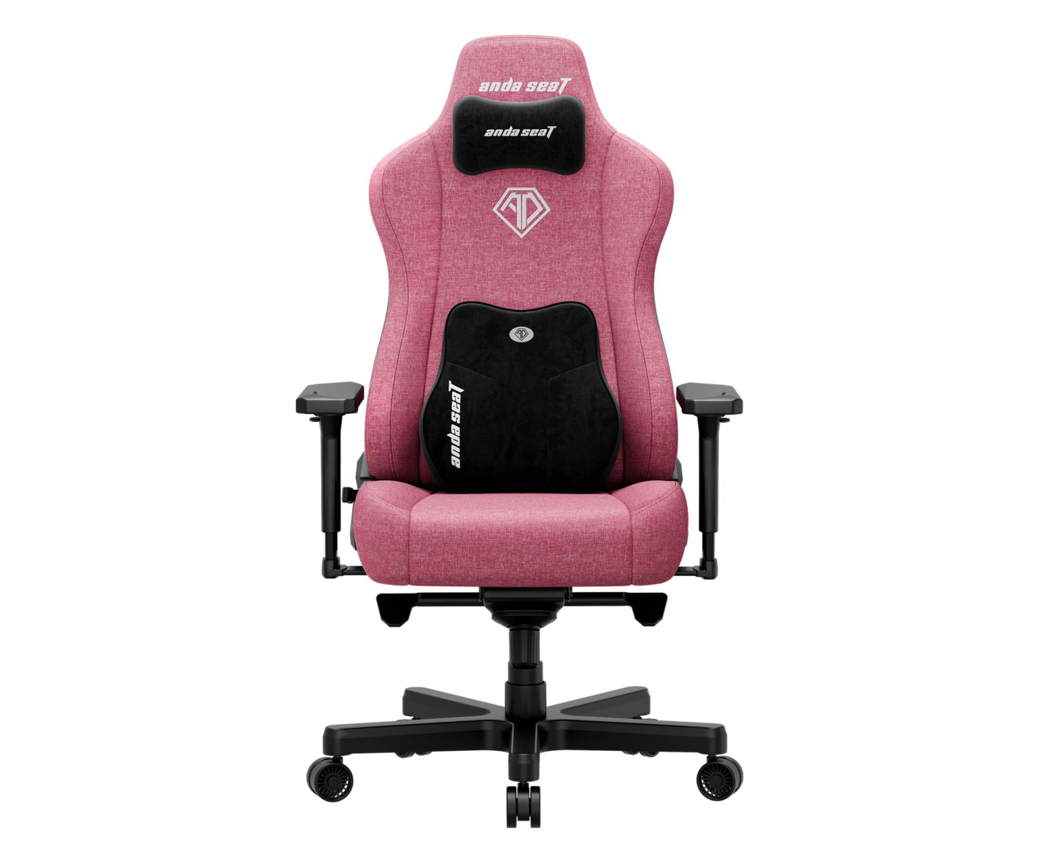 Anda Seat Kaiser 3E XL Gamingowy do 150kg Tkanina Różowy