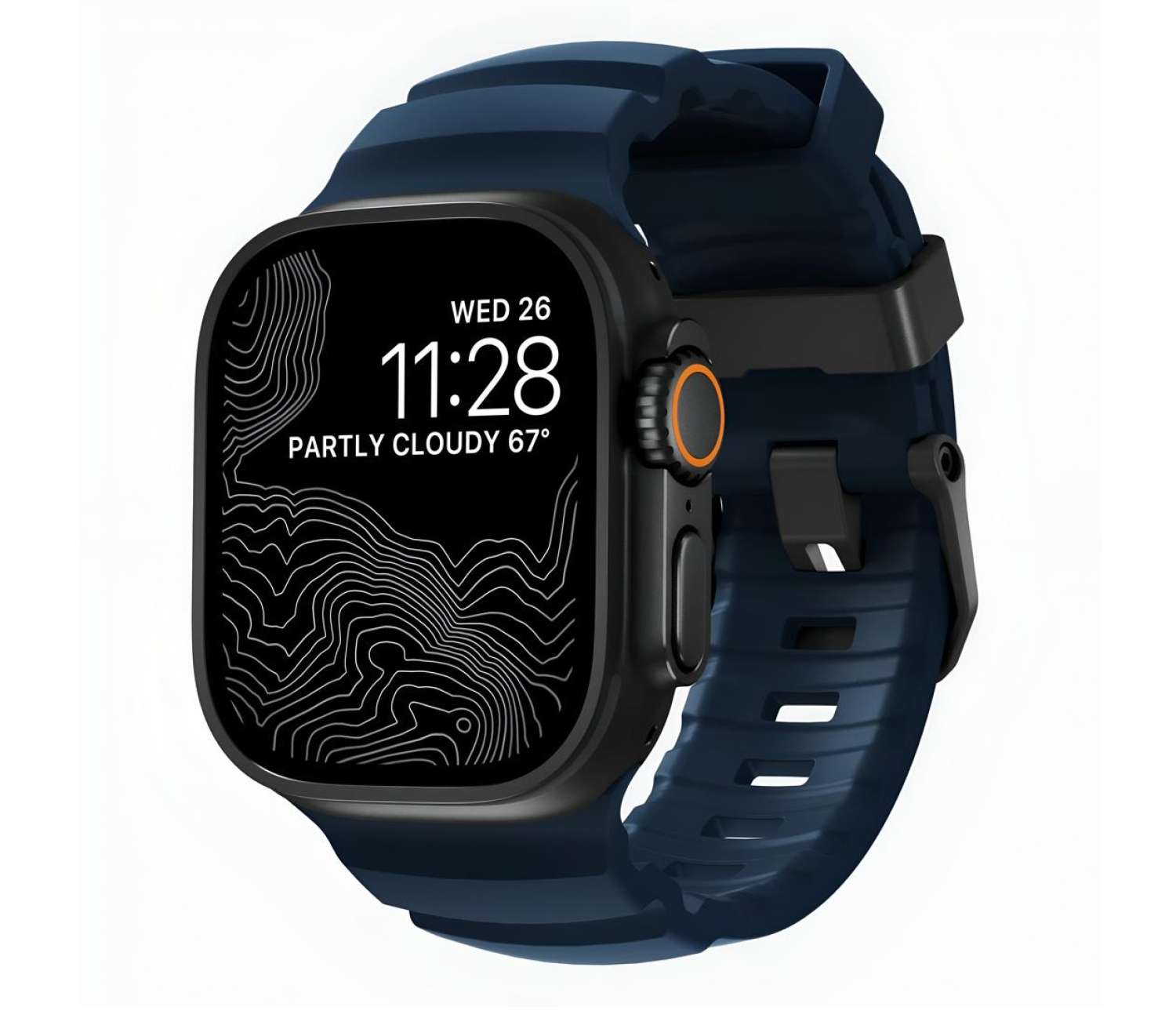 Nomad Rocky Point Band Apple Watch 49/45/44/42mm black/atlantic