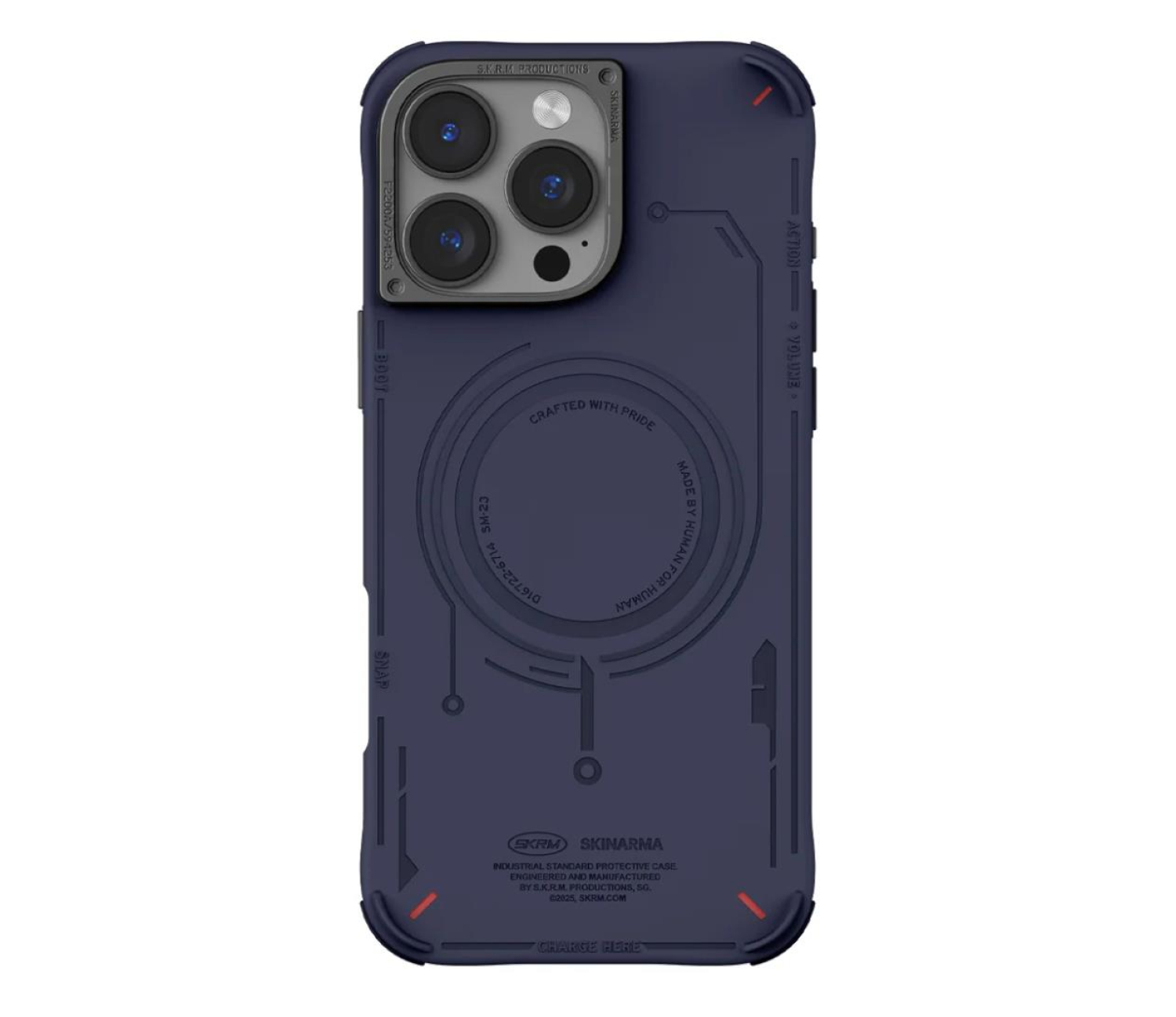 Skinarma Mecha do iPhone 16 Pro Max 6.9" Magnetic Charging navy