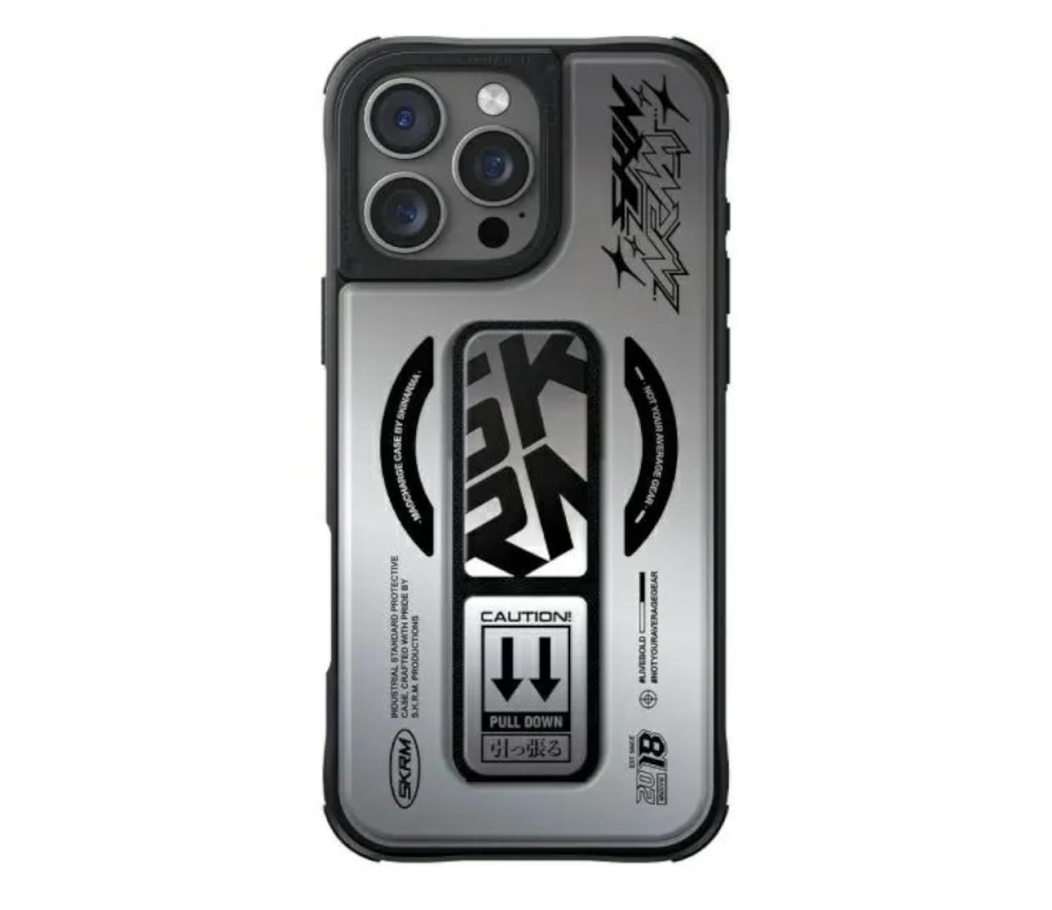 Skinarma Kira Kobai do iPhone 16 Pro Max 6.9" Magnetic Grip chrome
