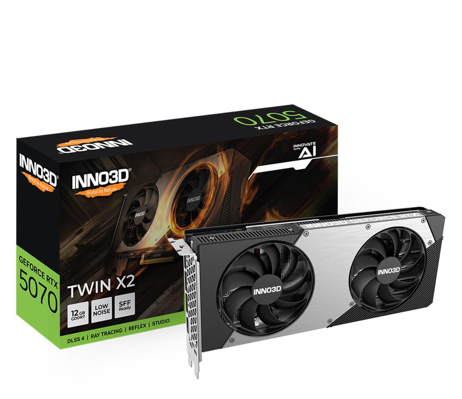 INNO3D GeForce RTX 5070 Twin X2 12GB GDDR7 DLSS4