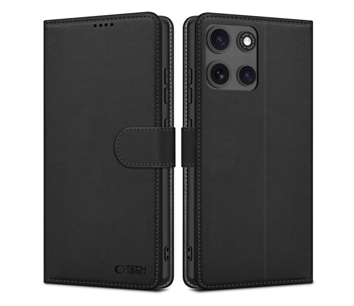 Tech-Protect Wallet do Motorola moto g15 / moto g15 power Black