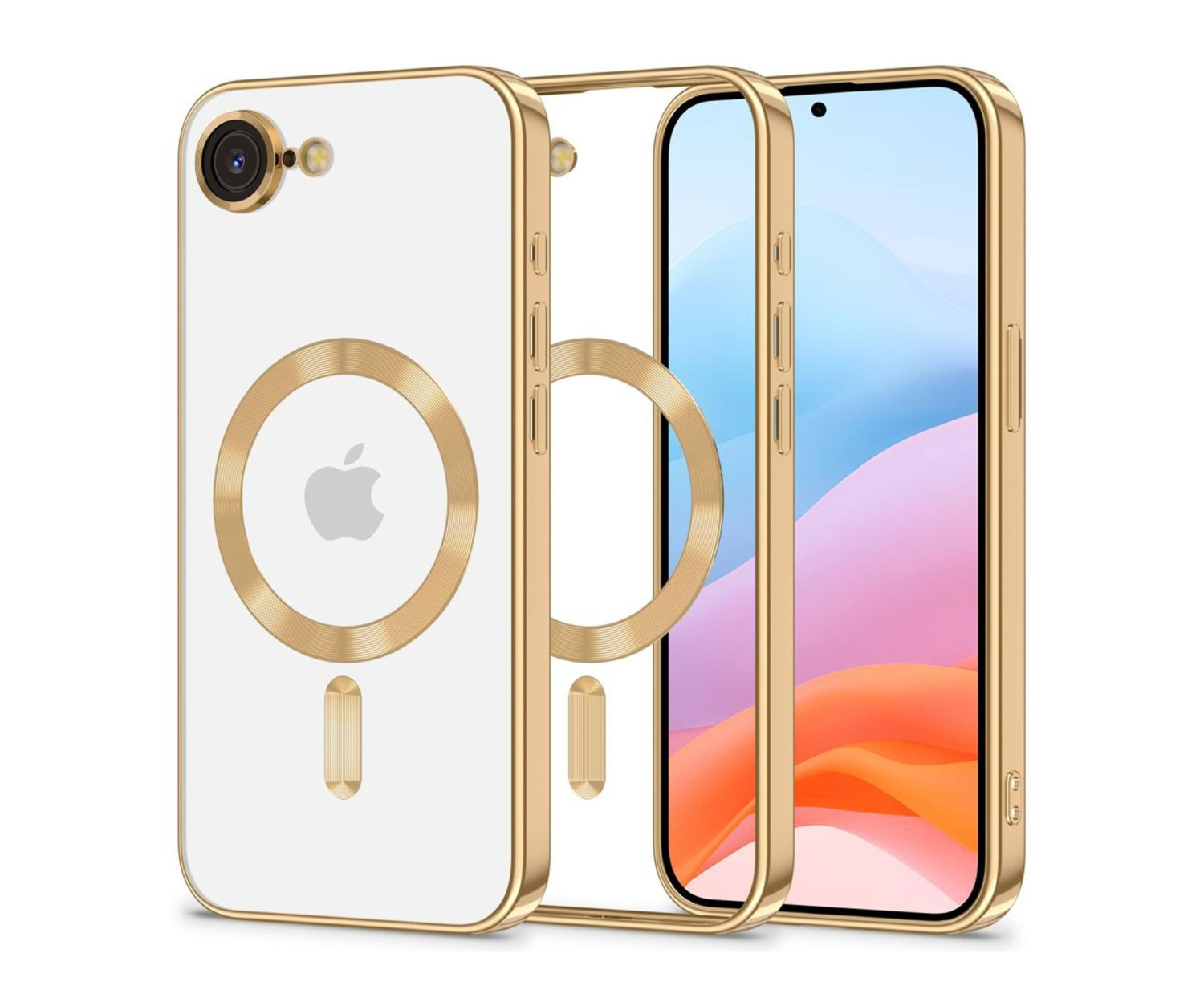 Tech-Protect Magflex Magsafe do iPhone 16E/17E Shiny Gold