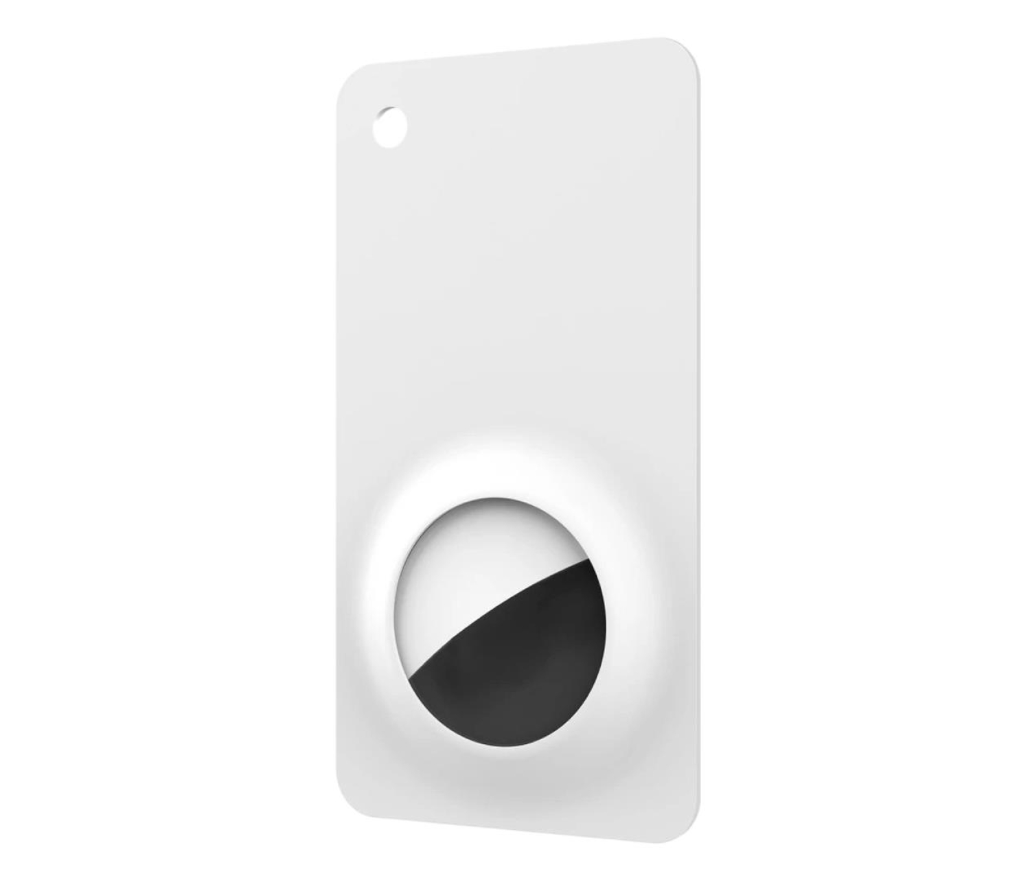 Mobile Origin Airtag Wallet Card white