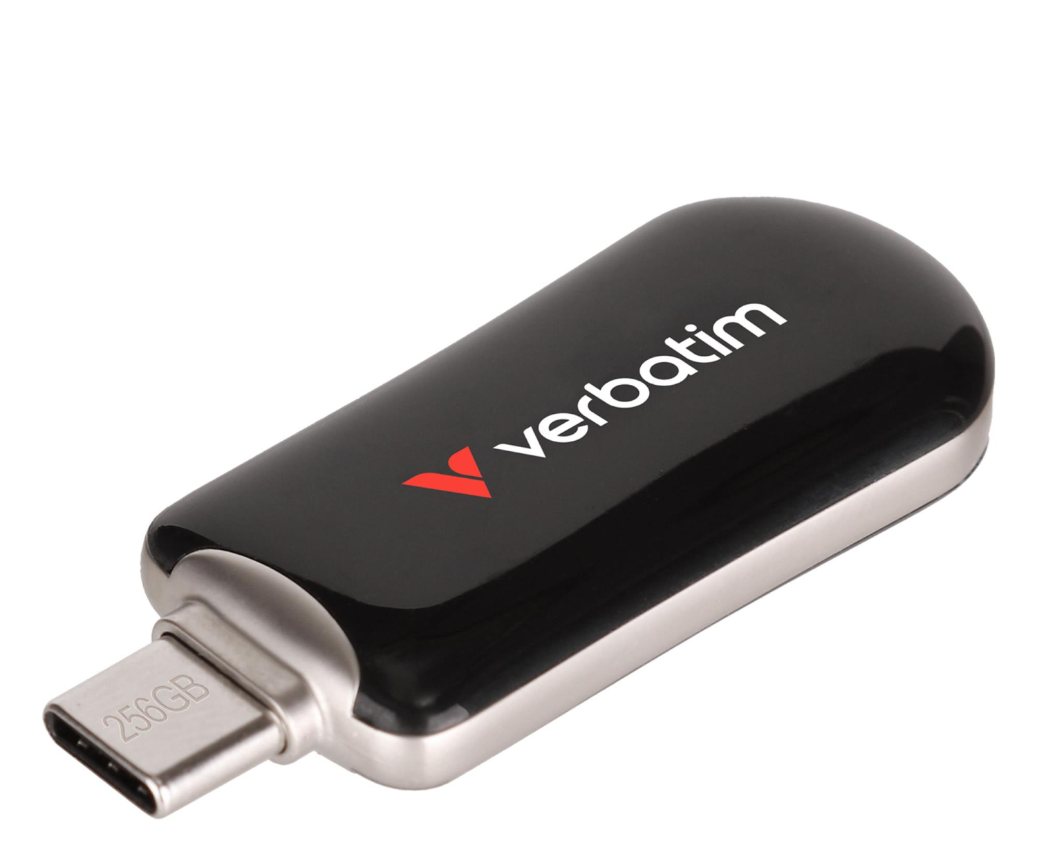 Verbatim Plectra USB-C Flash Drive Black 256GB