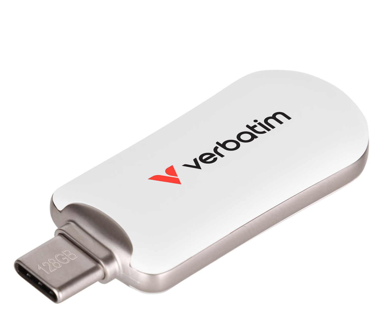 Verbatim Plectra USB-C Flash Drive White 128GB