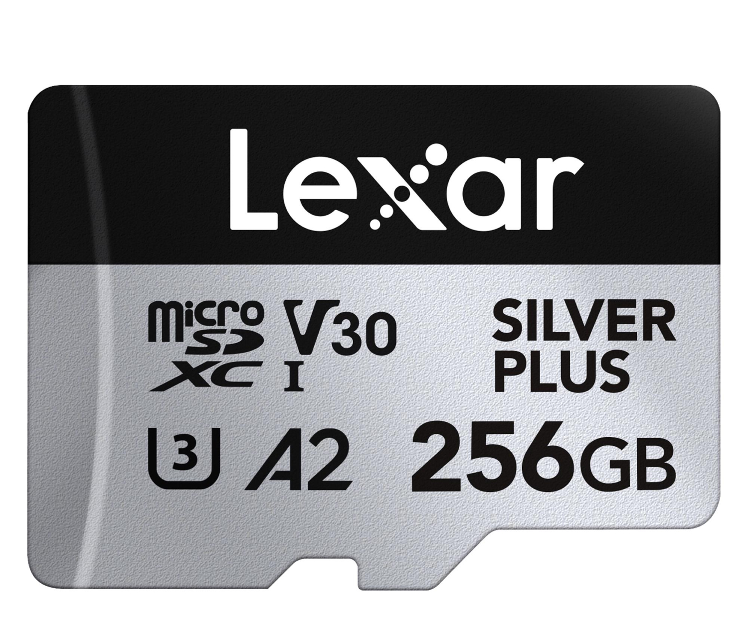 Lexar 256GB microSDXC Silver Plus UHS-I U3 A2 V30