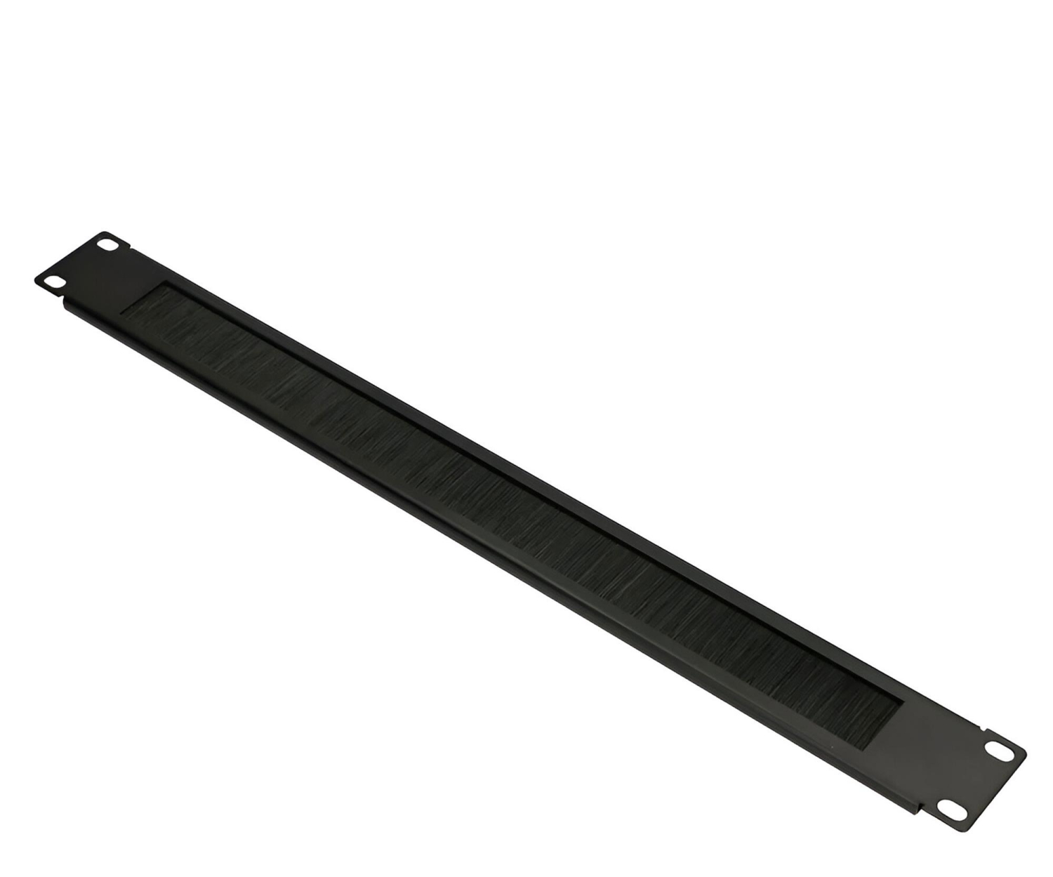 ExtraLink  Organizer kabli 19" 1U szczotkowy (czarna)