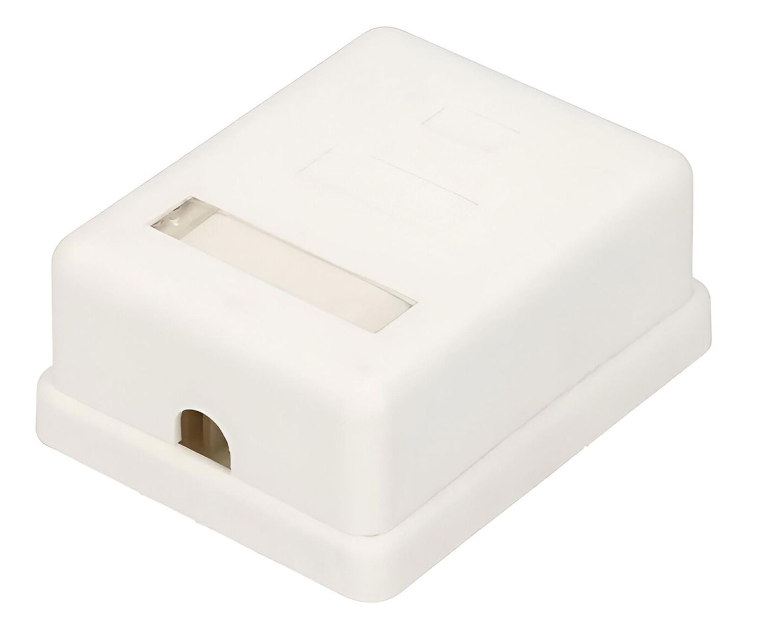 ExtraLink Gniazdo natynkowe 1x port RJ45 UTP 5e (biała)