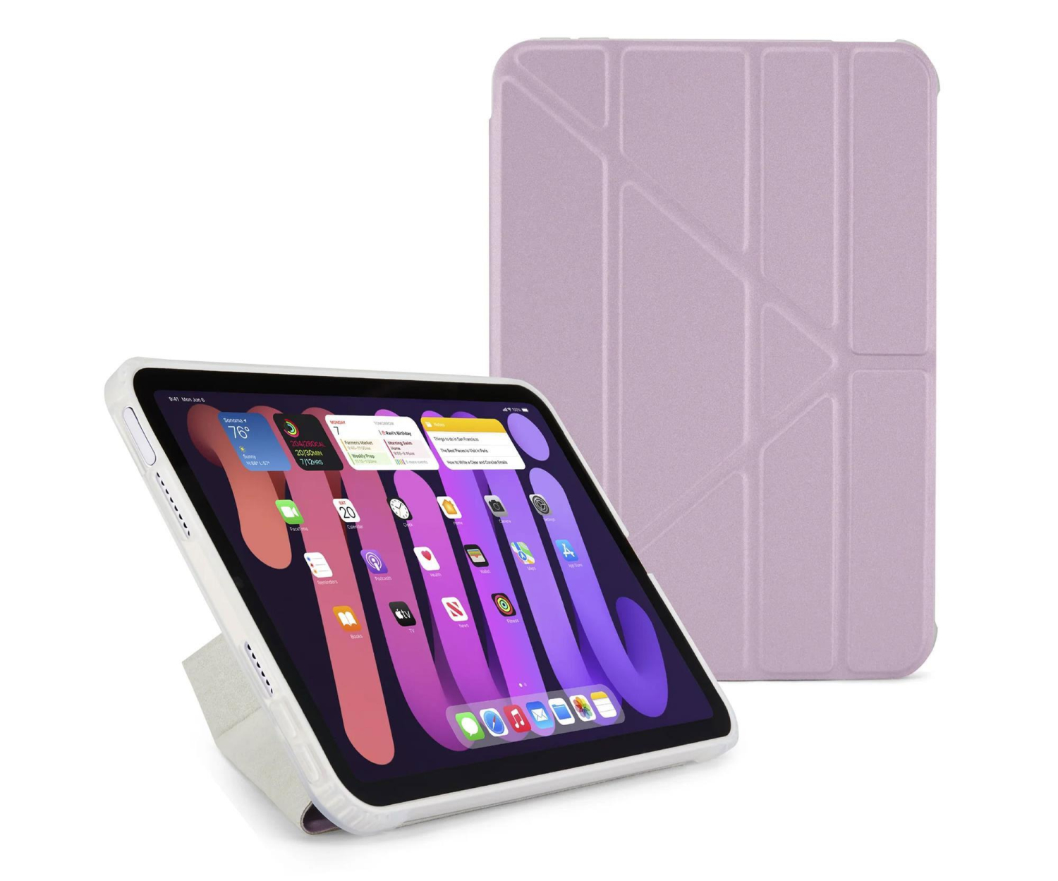 Pipetto Origami No1 Original case iPad mini (2024/2021) metallic pur