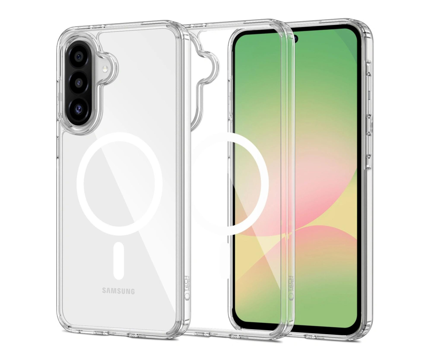 Tech-Protect Flexair Hybrid Magsafe do Samsung Galaxy A56 Clear