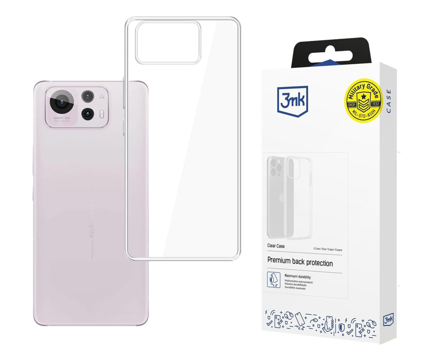 3mk Clear Case do ASUS ZenFone 12 Ultra
