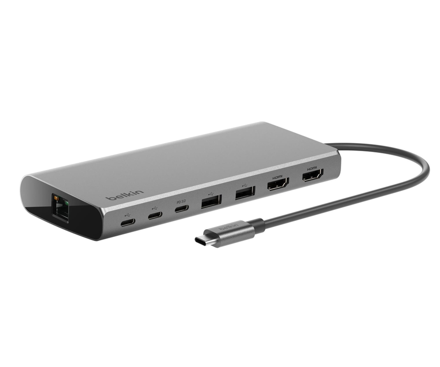 Belkin USB-C 8w1 Dual Display PD 100W
