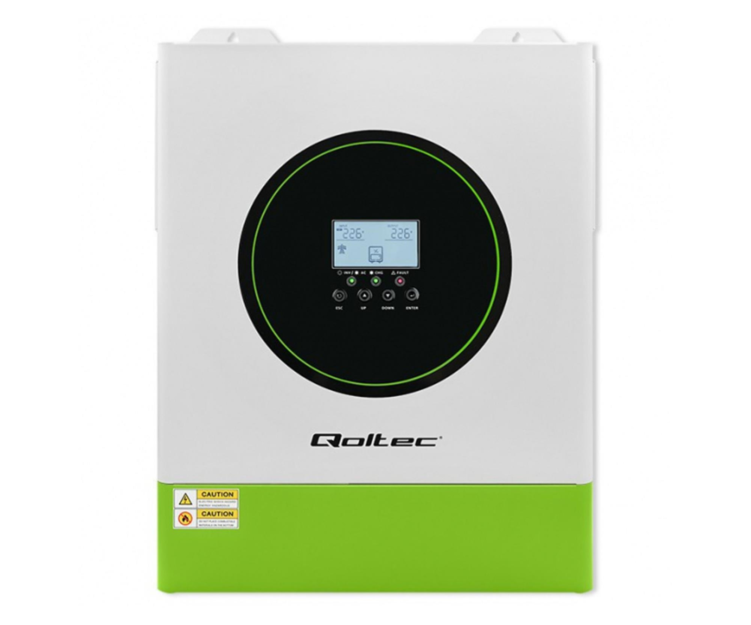 Qoltec Hybrydowy inwerter solarny Off-Grid 11000W 160A/48V MPPT