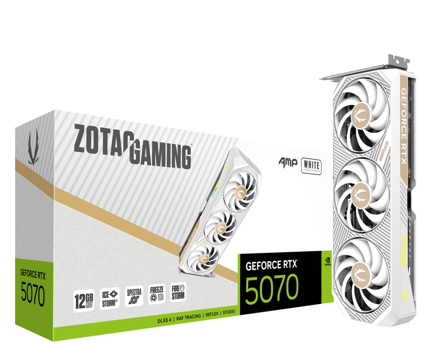 Zotac GeForce RTX 5070 AMP White 12GB GDDR7 DLSS5