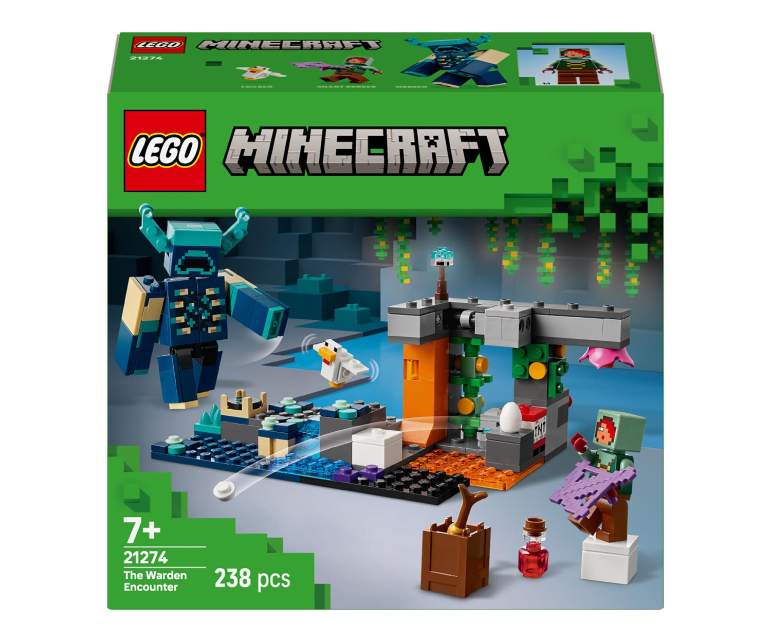 LEGO Minecraft 21274 - Spotkanie ze strażnikiem