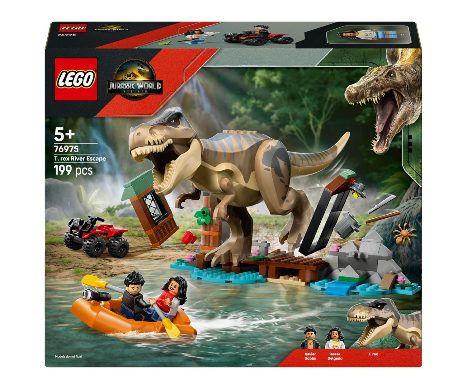 LEGO Jurassic World 76975 Ucieczka rzeką przed tyranozaurem - odbiór za 0 zł we wszystkich salonach x-kom i Neonet