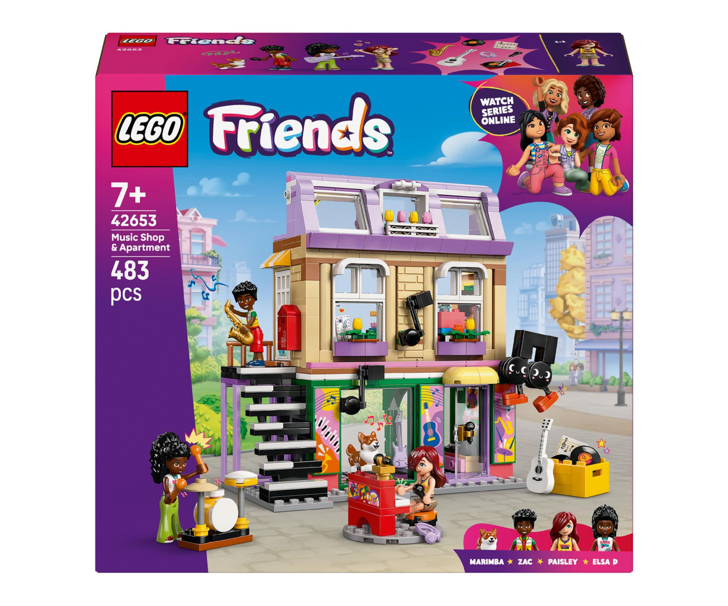 LEGO Friends 42653 Sklep muzyczny i mieszkanie - odbiór za 0 zł we wszystkich salonach x-kom i Neonet