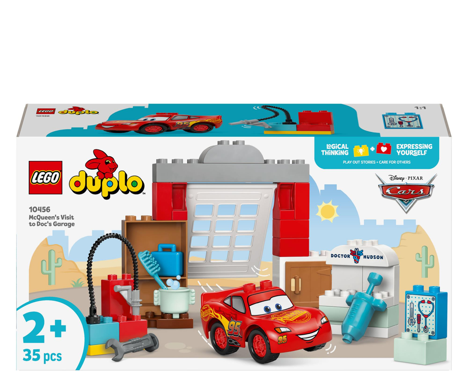 LEGO DUPLO Disney 10456 Wizyta Mcqueena w warsztacie wójta
