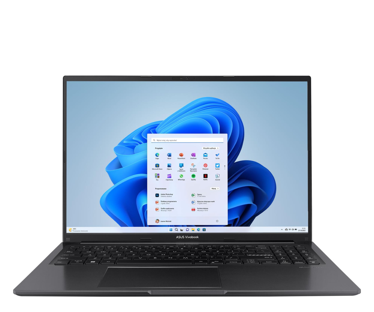 ASUS Vivobook 16 Core 9-270H/16GB/512/Win11 Czarny