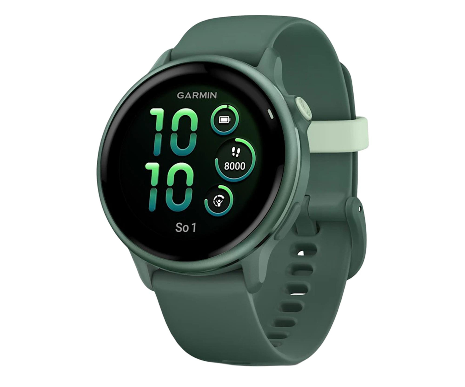 Zegarek sportowy Garmin Vivoactive 6 AMOLED 42mm Jasper Green